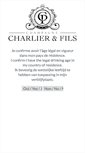 Mobile Screenshot of champagne-charlier.com